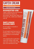 Capzix Cream para dolor articular y muscular tras la aplicación