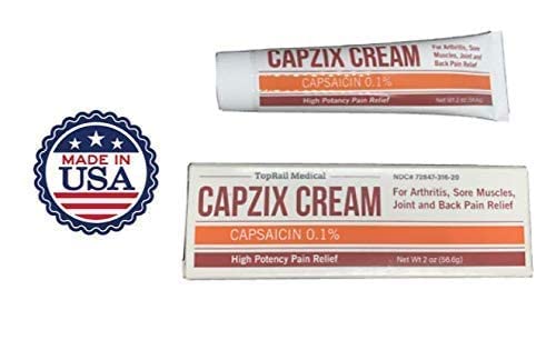 Capzix Cream con capsaicina brinda calor y penetración en la piel