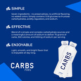 Bebida deportiva Carbs Fuel 1000 g en polvo para rendimiento continuo.