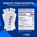 Carbs Fuel Gel Original, usable con o sin agua durante entrenamiento.