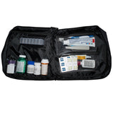 Cardinal bag supplies bolsa de medicina con bolsas transparentes removibles para facilitar la revisión.