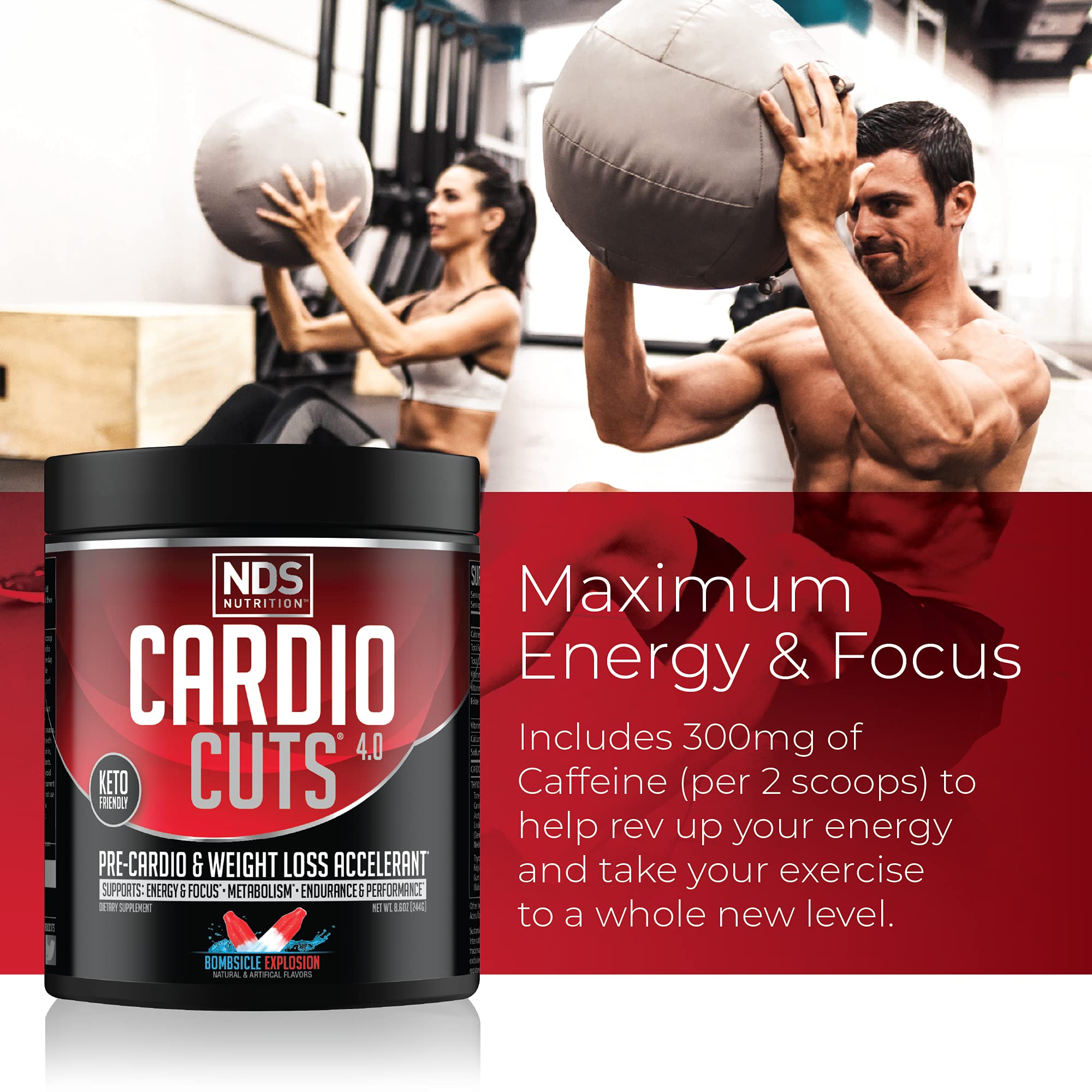 Cardio Cuts MCT para energía sostenida durante el cardio