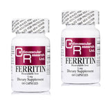 Cardiovascular Research Ferritin 5 mg, botella de cápsulas para uso diario