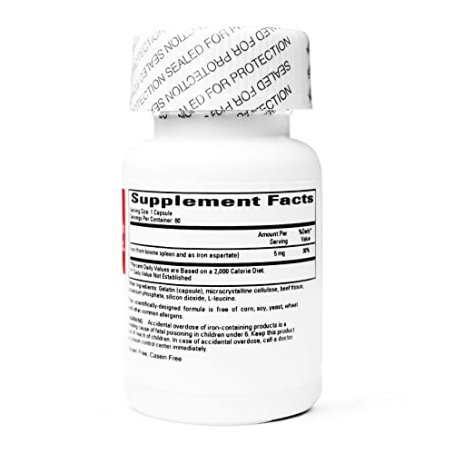 Presentación segura de Ferritin 5 mg para uso diario