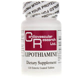 Cardiovascular Research Lipotiamina B, tabletas 120, alta biodisponibilidad para energía diaria.