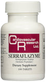Cardiovascular Research Serraflazyme Tablets, caja de empaque, presentación conveniente para uso diario