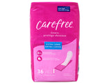 Carefree Extra Long en paquete de 5 para protección prolongada durante todo el día.