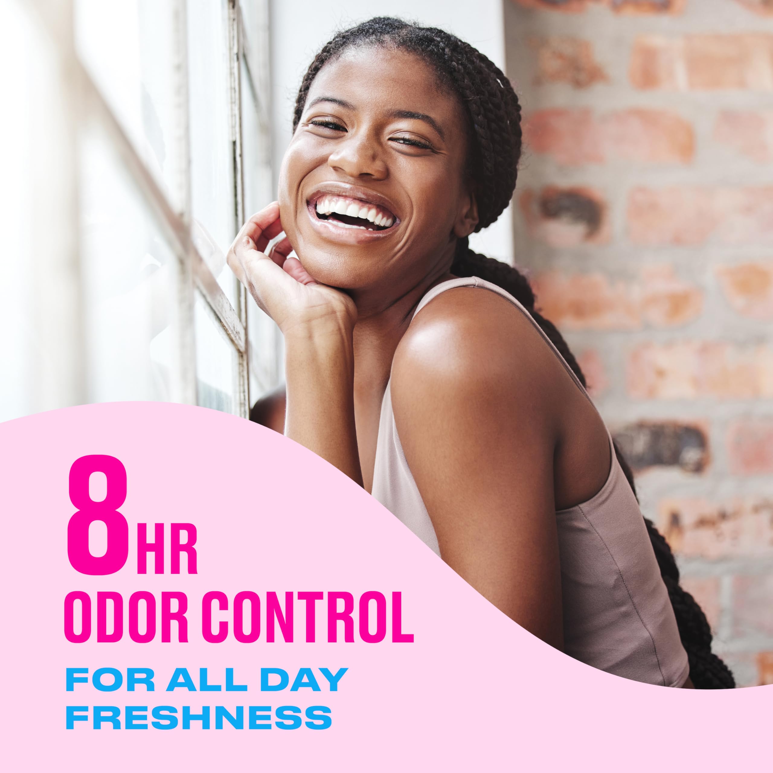 Protector para tanga Carefree con variedad de longitudes y absorbencia.