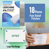 Parche CARELAND con instrucciones impresas para fácil aplicación.