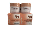 Careline crema de placenta con colágeno y vitamina E, envase de 100 ml, nutrición suave.