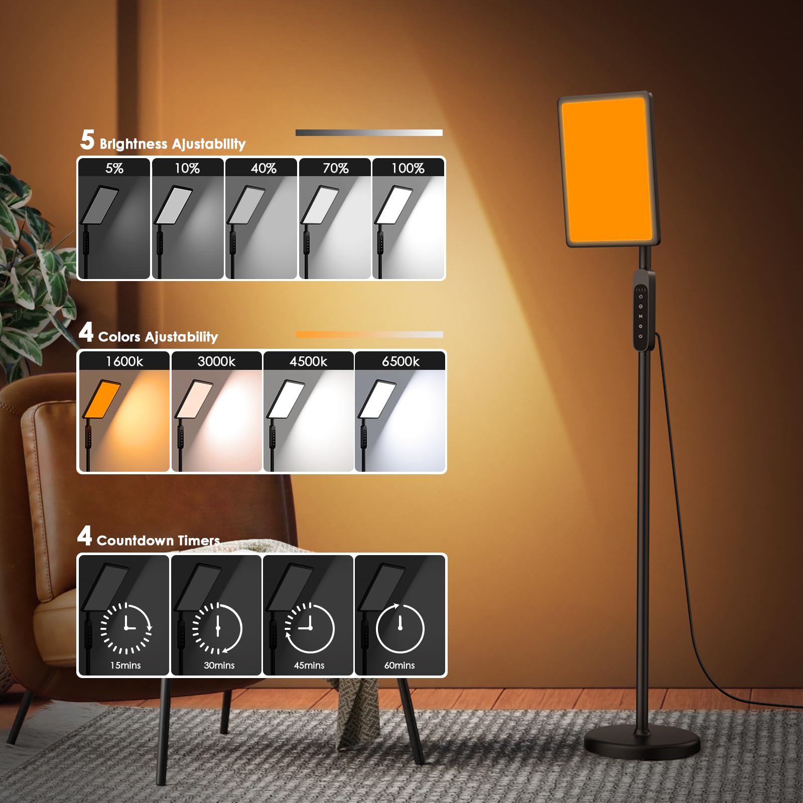 CAREMORR Diseño retrátil 3-en-1 para distintos ambientes.