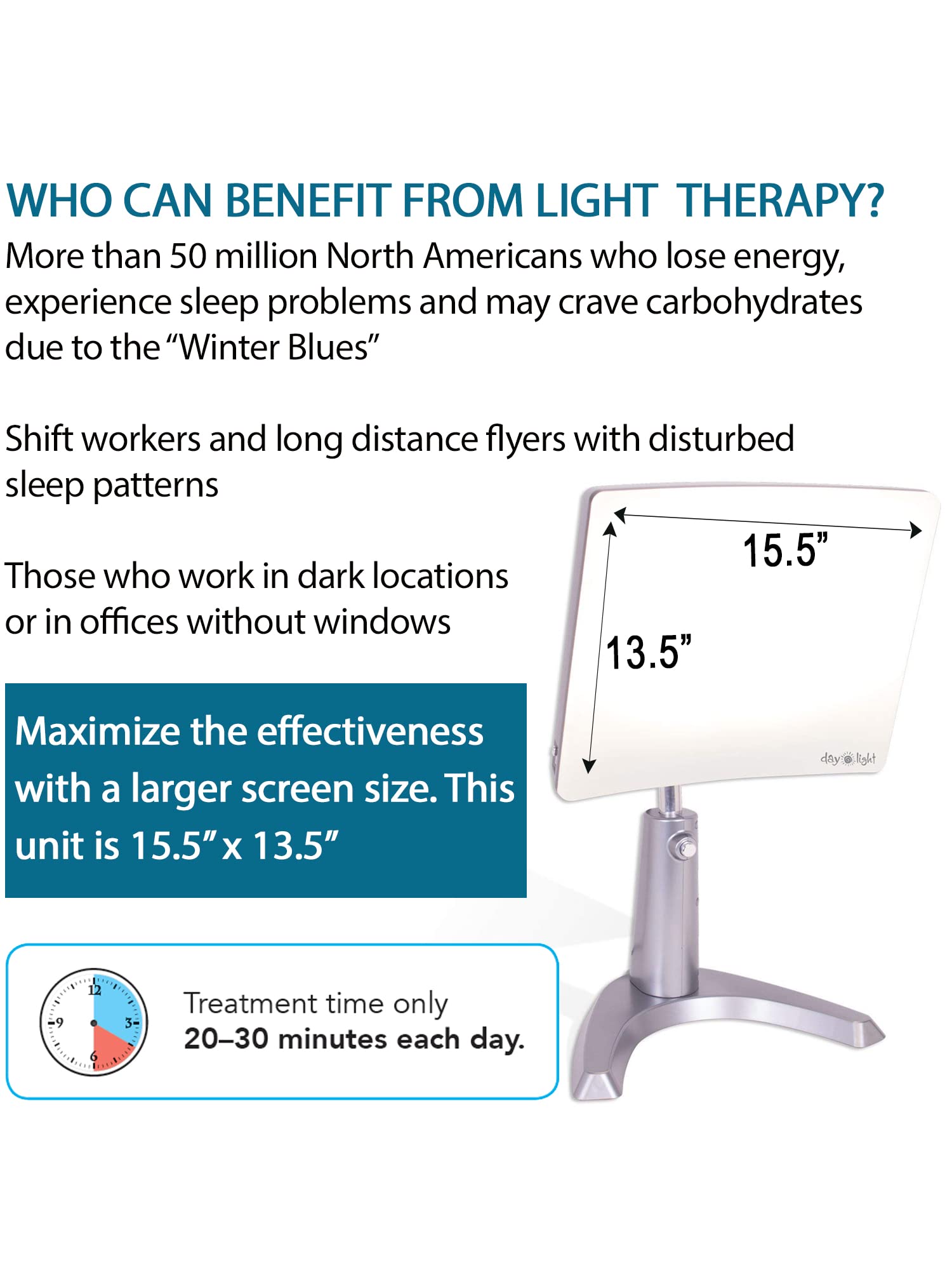 Luz de espectro completo de Carex para sesiones prolongadas con consistencia