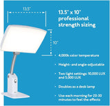 Carex Day-Light Sky diseño antirreflejo y sin parpadeo para uso cómodo