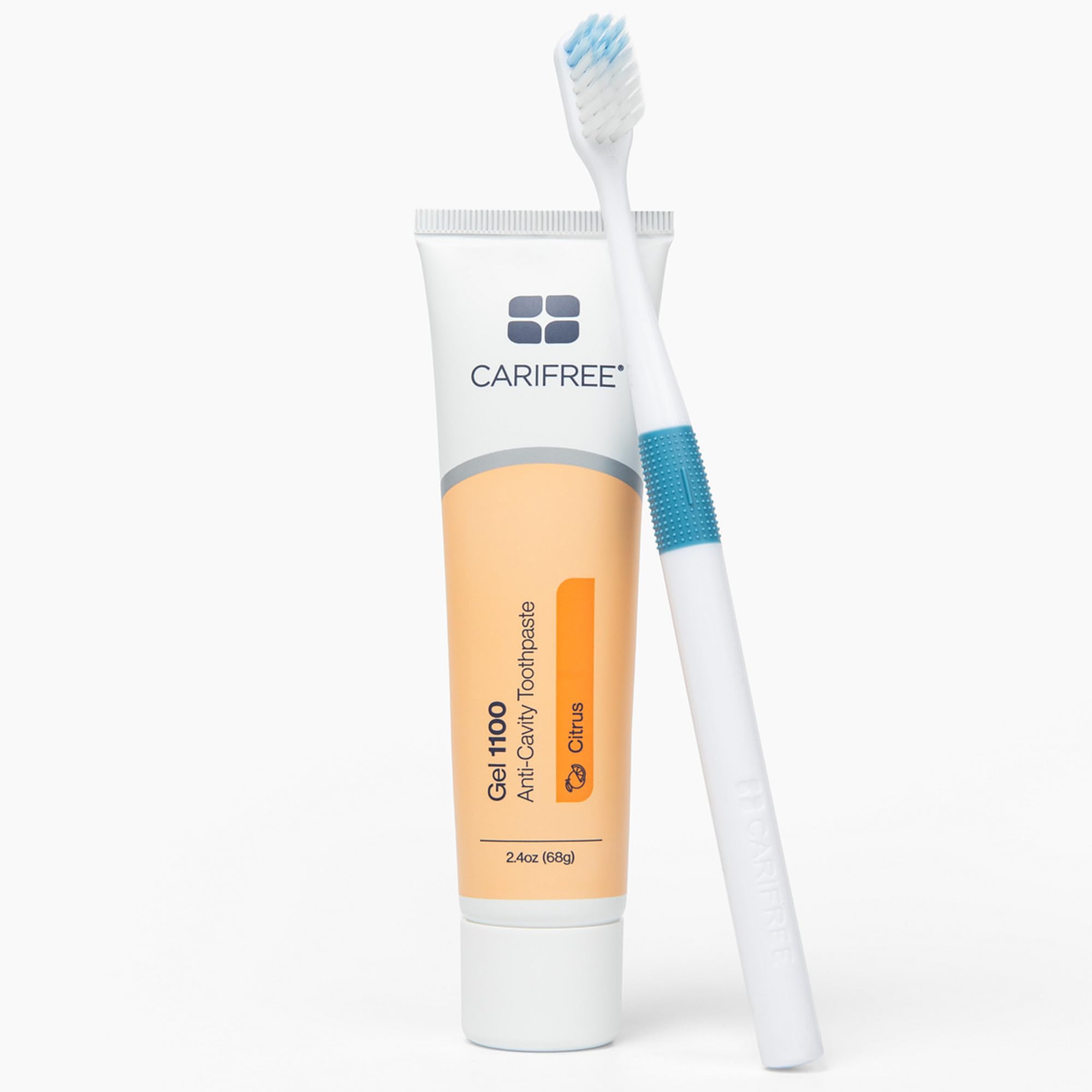 CariFree Gel 1100, presentación en caja, diseño renovado para fácil uso.