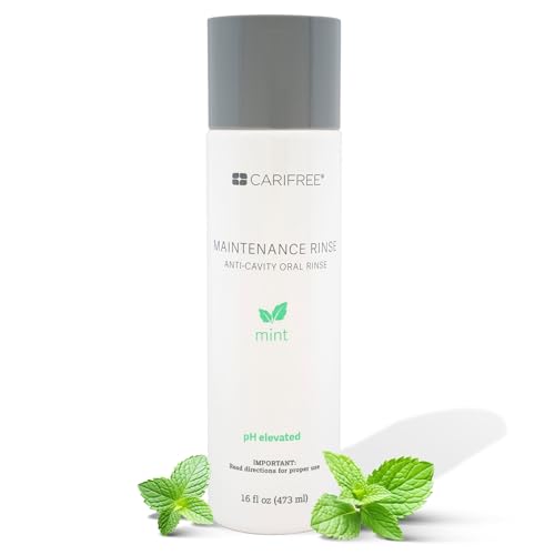 CariFree enjuague de mantenimiento: sabor a menta real para uso diario.