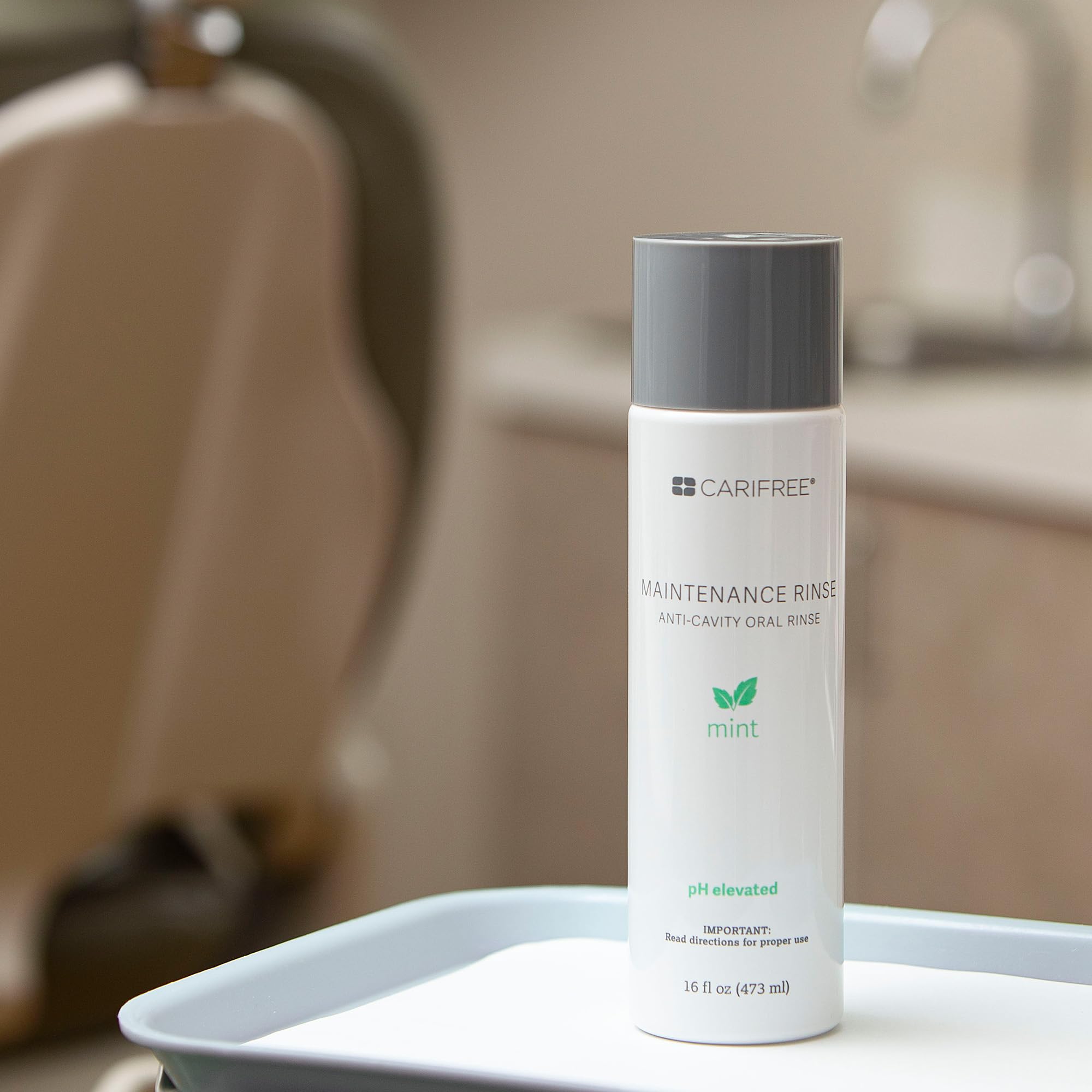 CariFree enjuague de mantenimiento: tecnología pH+ para equilibrio bucal.
