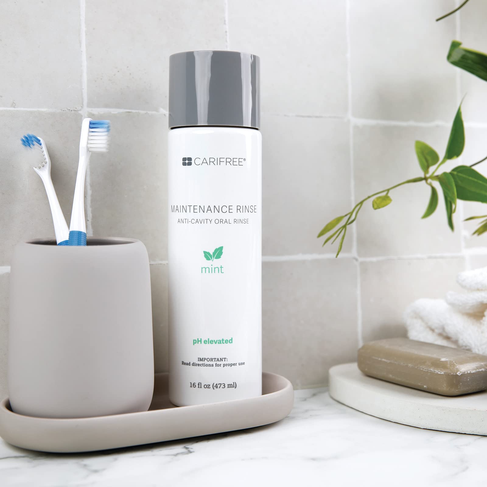 CariFree enjuague de mantenimiento: xilitol para dulzor natural sin azúcar.