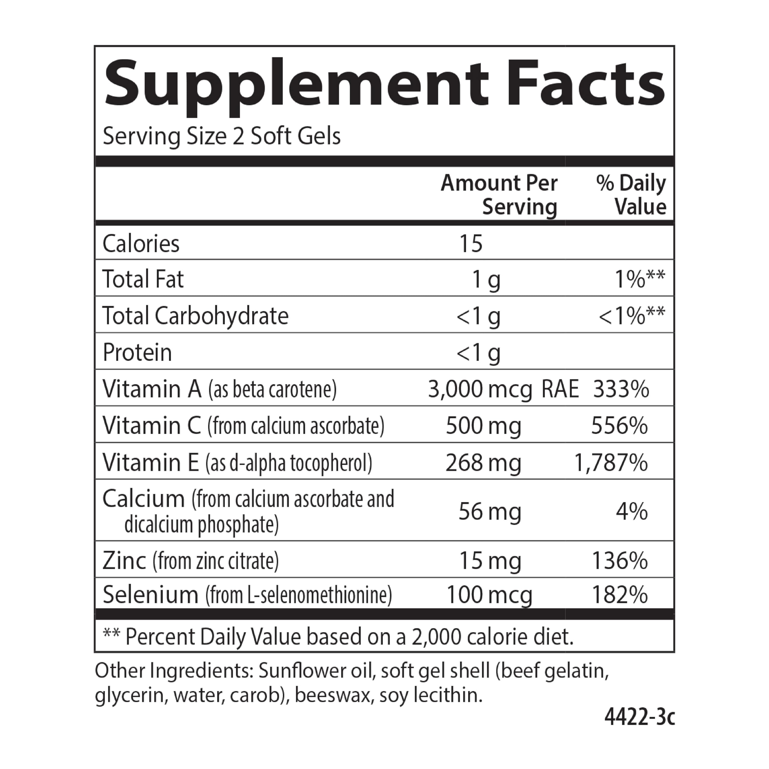 Carlson ACES Zn fórmula antioxidante para la vitalidad diaria