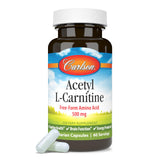 Envase práctico para consumo diario de Carlson Acetil L-Carnitina.