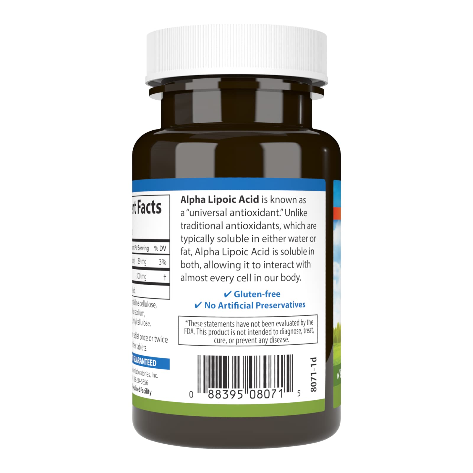 Carlson acido alfa lipoico 300 mg, antioxidante universal para el día a día