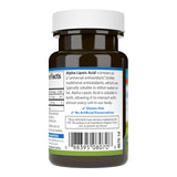 Carlson alfa-lipoico 300 mg: etiqueta frontal limpia que inspira confianza en la calidad.