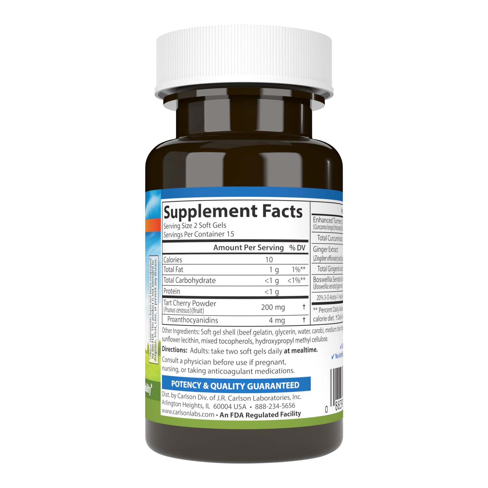Carlson con extracto de boswellia para soporte articular natural