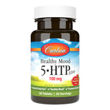 Carlson Healthy Mood 5-HTP Elite, tabletas frambuesa, apoyo potencial al estado de ánimo.