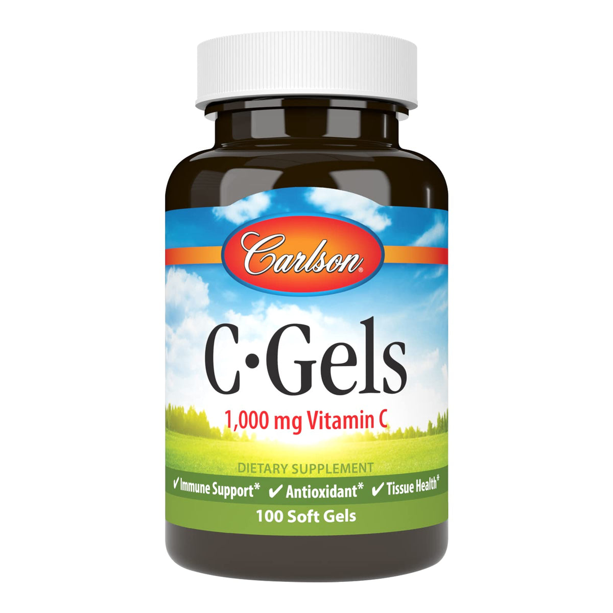Carlson C-Gels 1000mg cápsulas blandas para apoyo diario del sistema inmune