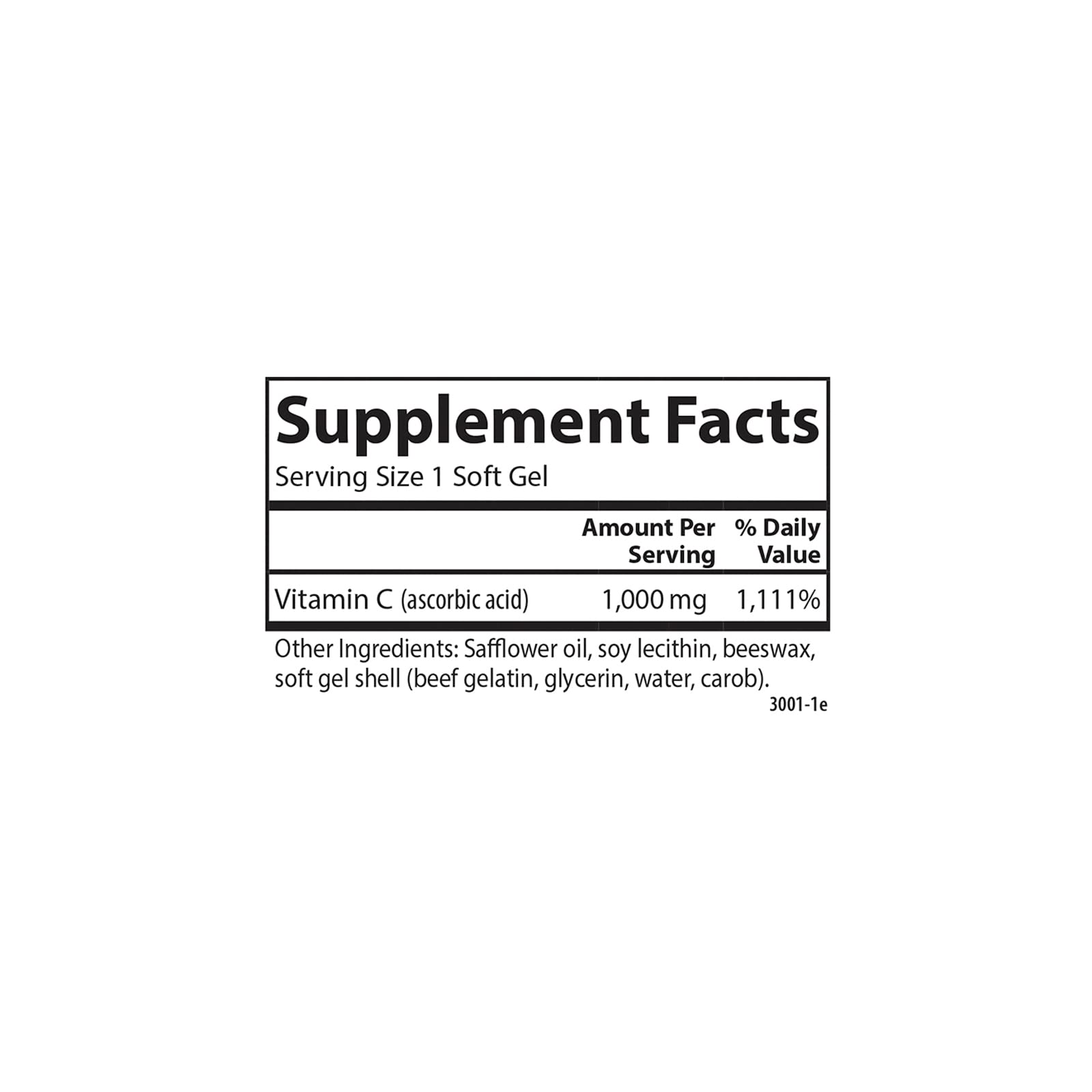 Carlson C-Gels 1000mg cápsulas en mano, fácil de tomar