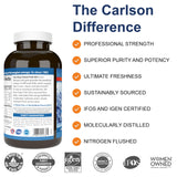 Carlson cápsulas omega-3 limón, fácil de incorporar en la dieta