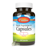 Carlson cápsulas vegetarianas para crear dosis deseadas en casa.