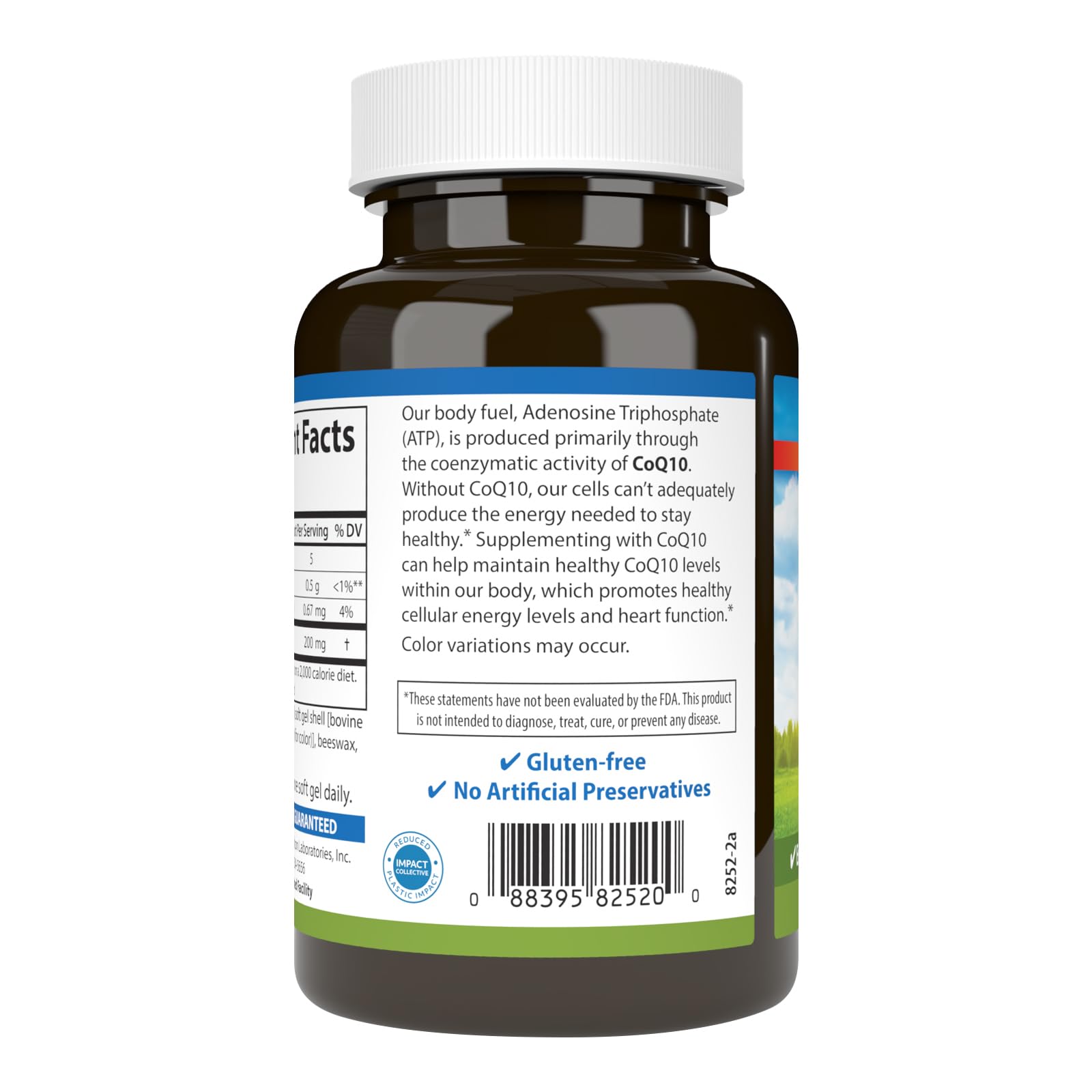 Etiqueta de Carlson Coenzima Q10 200 mg con garantía de calidad