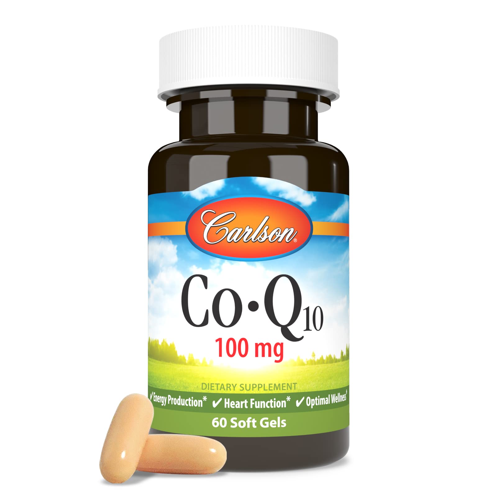 Tomando Carlson CoQ10 en la mañana para rutina diaria