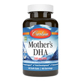 Carlson DHA de la madre: botella de gel cápsulas para apoyo prenatal y desarrollo fetal.