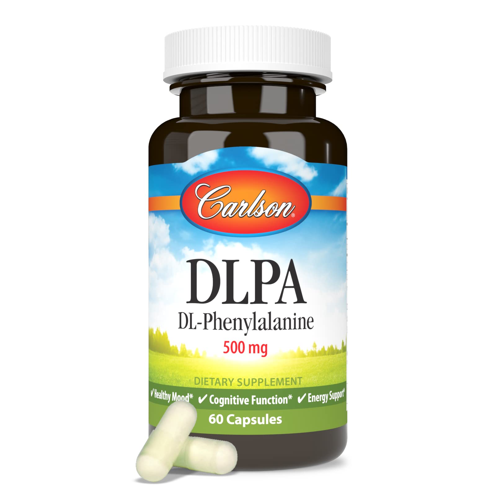 Comparación de dosis: cada cápsula ofrece 500 mg para apoyo cognitivo