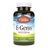 Carlson E-Gems cápsulas esparcidas muestran textura suave