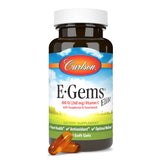 Mezcla de ocho tocoferoles y tocotrienoles de Carlson E-Gems Elite para vitamina E