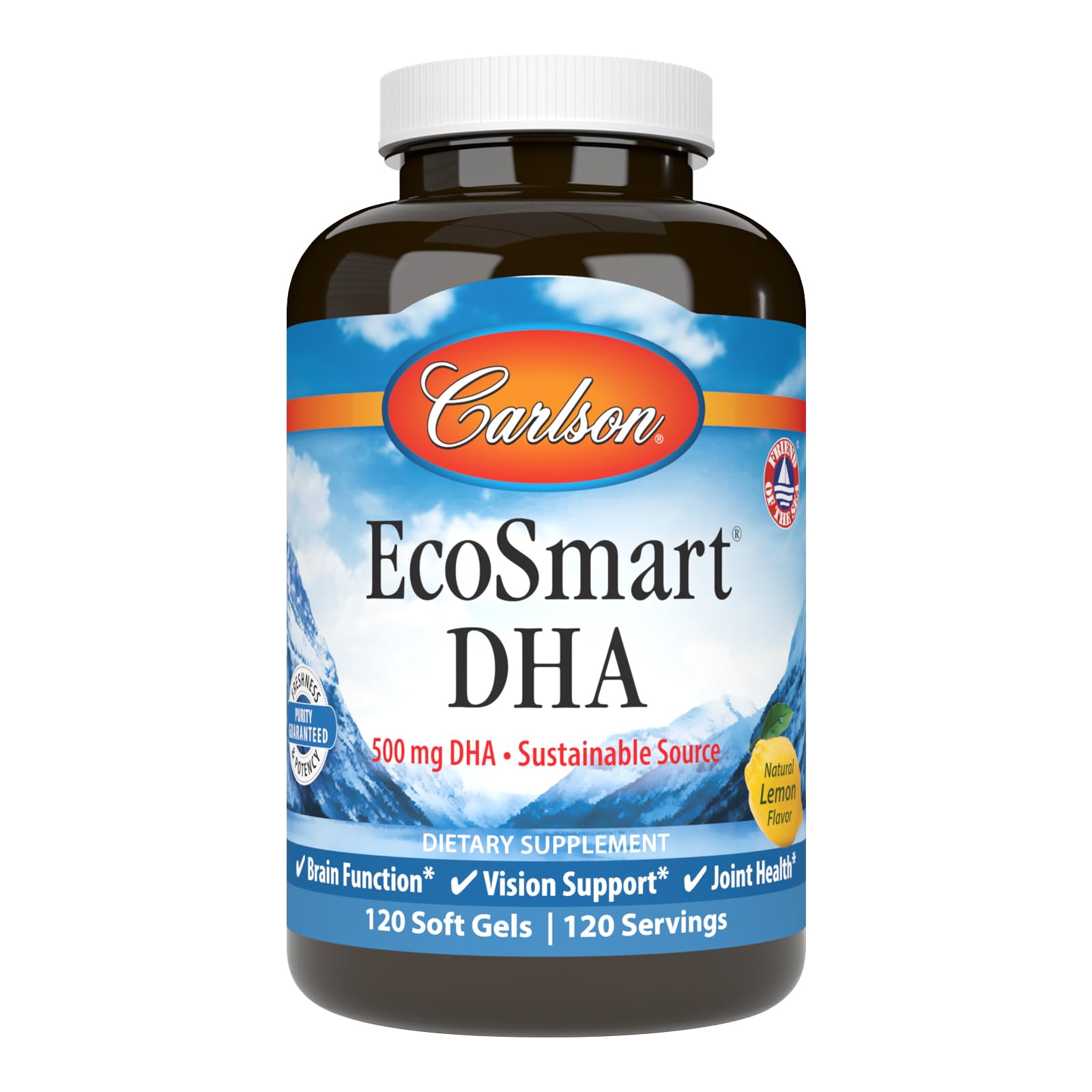 Carlson EcoSmart DHA: uso diario, fácil incorporar en rutinas para bienestar general.