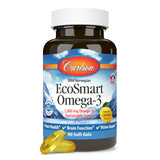 Carlson EcoSmart Omega-3, caja de presentación, fácil de almacenar.