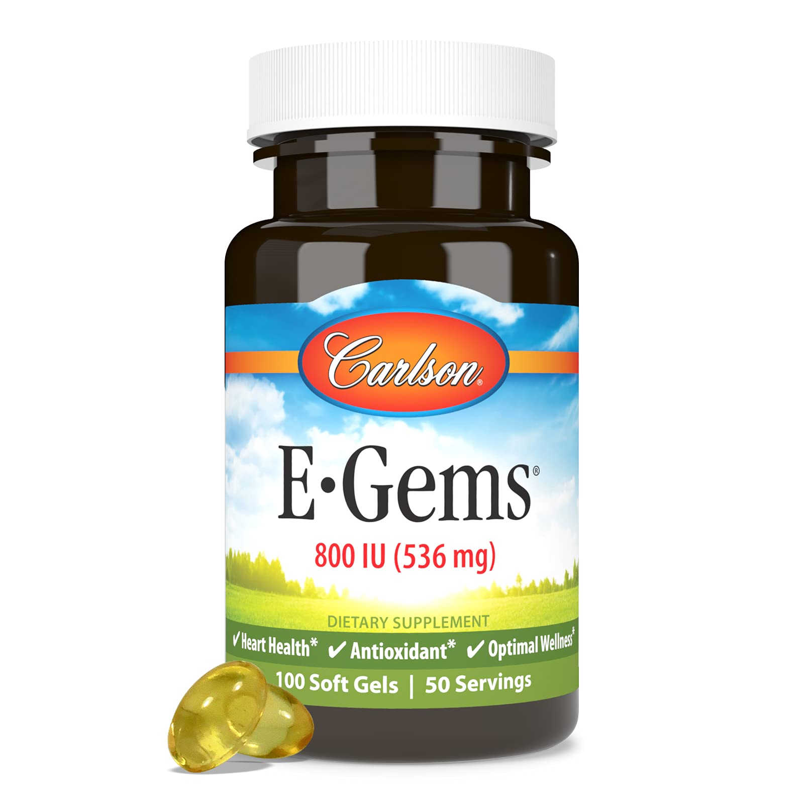 Carlson E-Gems, frasco con diseño ergonómico para manejo cómodo.