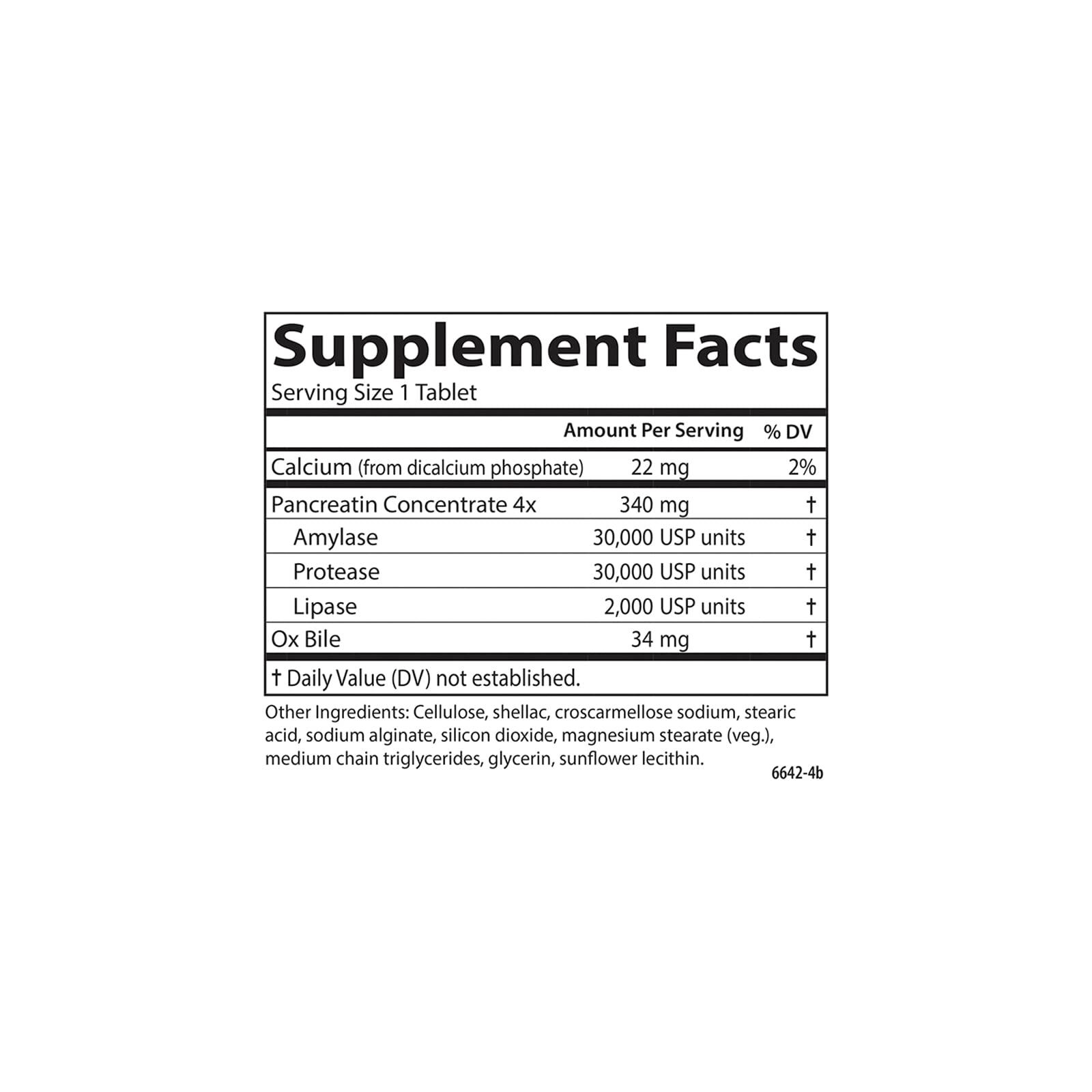 Carlson etiqueta nutricional, guía clara de ingredientes