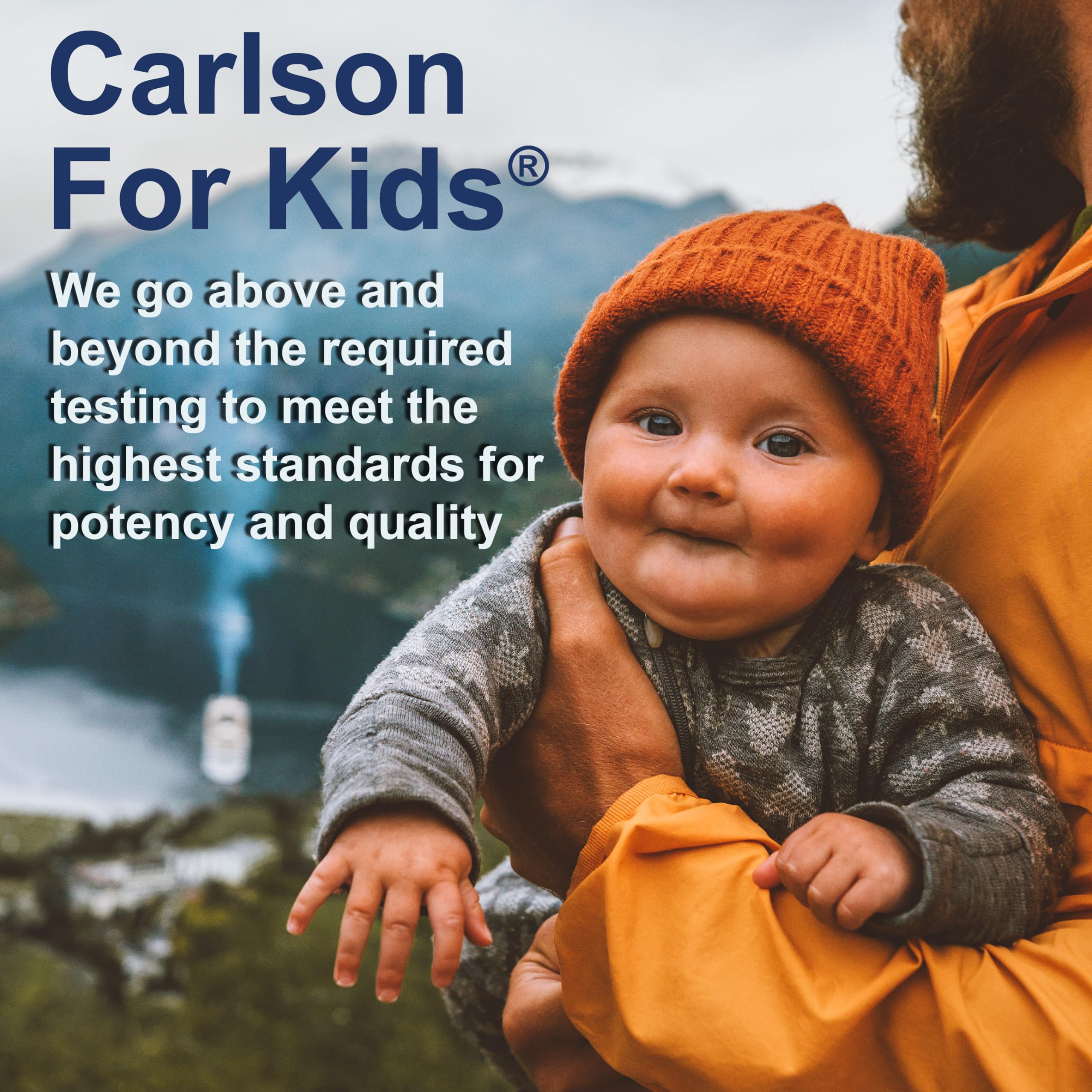 Carlson Gotas D3 para bebé, vegetariano y apto para dieta infantil.