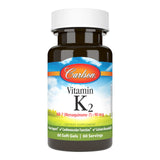 Carlson K2 MK-7, botella de 90 mcg, posible apoyo óseo.