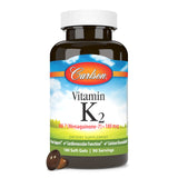 Carlson K2 MK7 dosis de 180 mcg por cápsula