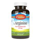 Carlson L-Arginina 675 mg, botella frontal: posible apoyo a la circulación saludable.