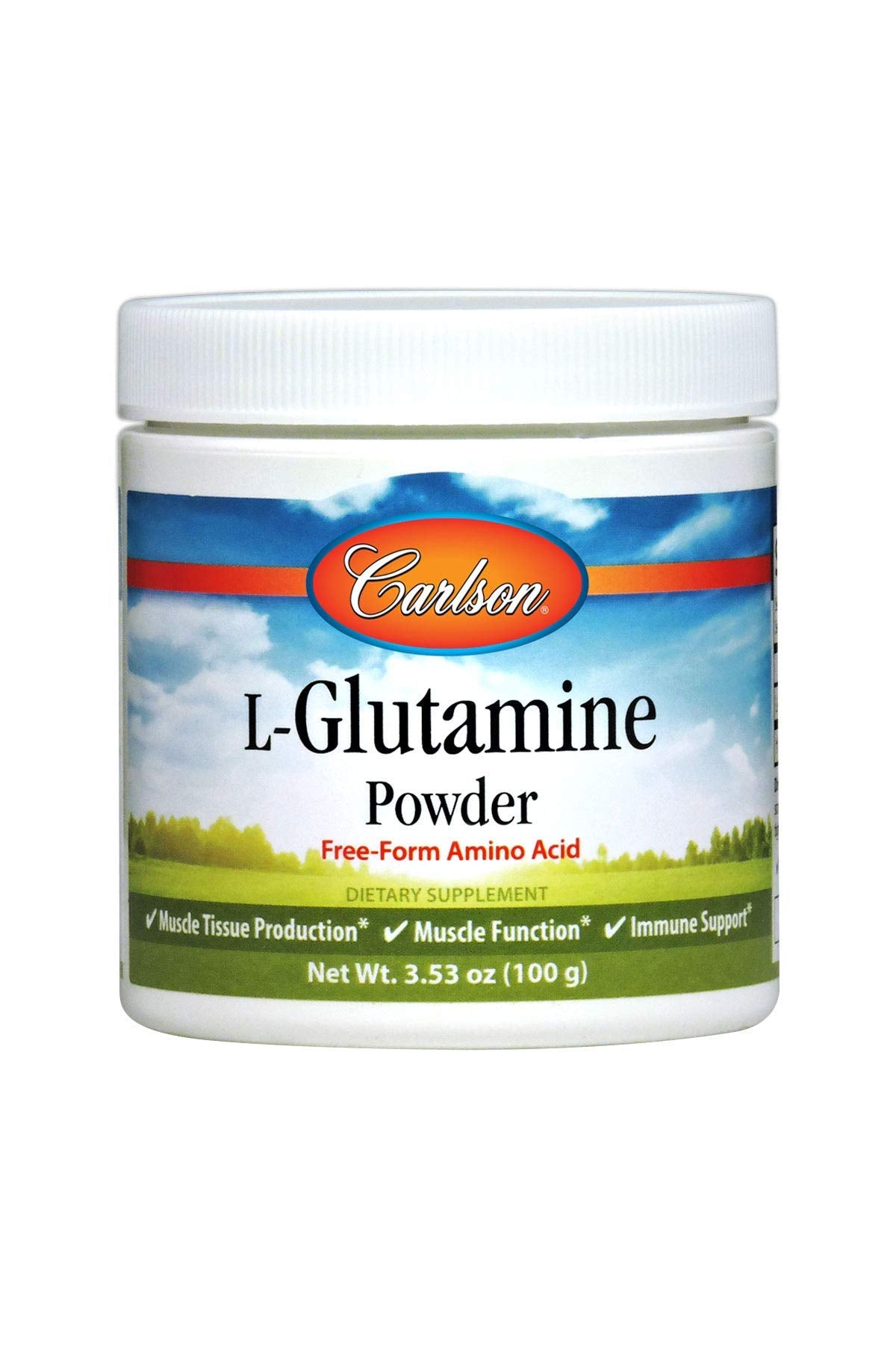 Carlson L-Glutamina polvo, absorción máxima para recuperación muscular