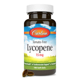 Carlson licopeno 15 mg sin tomate, cápsulas gelatinosas, uso diario recomendado.