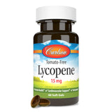 Carlson licopeno 15 mg sin tomate, frascos transparentes para uso diario