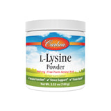 Carlson Lisina en polvo, botella 100 g, ideal para uso diario.