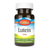 Carlson Lutein 6 mg, visión saludable en botella para uso diario.